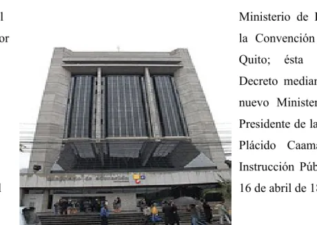 Gráfico N° 3.Edificio actual del Ministerio de Educación 