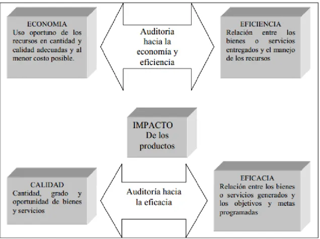 Gráfico 1.- Indicadores de auditoría de gestión