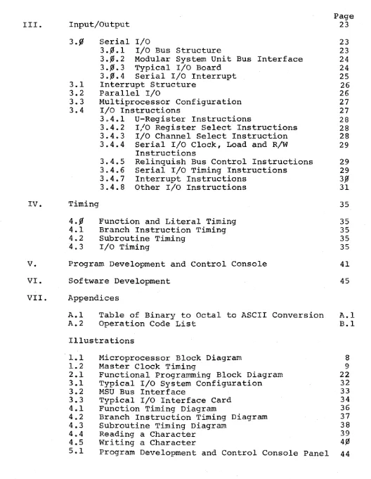 Table of Binary to Octal to ASCII Conversion Operation Code List 