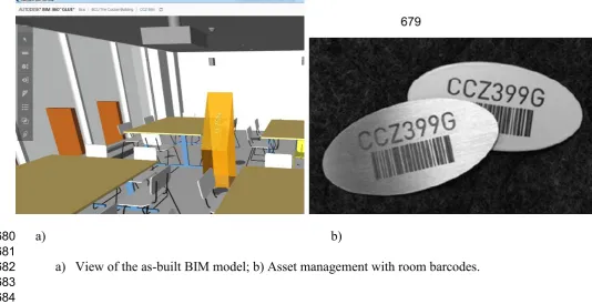Figure 4 - As built-BIM used for asset data access and retrieval via the totem 
