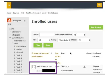 Fig. 11 A forum node is created 