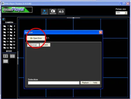Figure 1: Select the Drive   