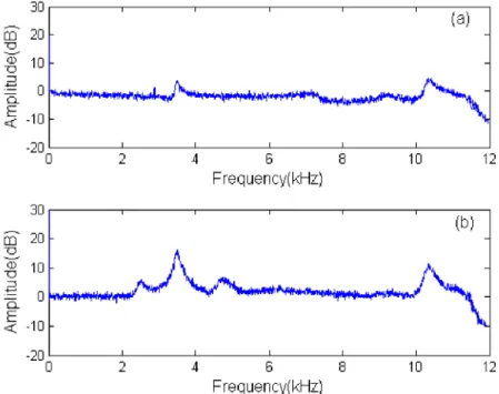 Figure 2.5 Transfer function for: (a) MEMS, and (b) ICP accelerometers 