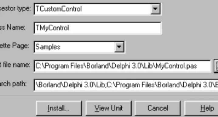 Figure 1.2Component wizard