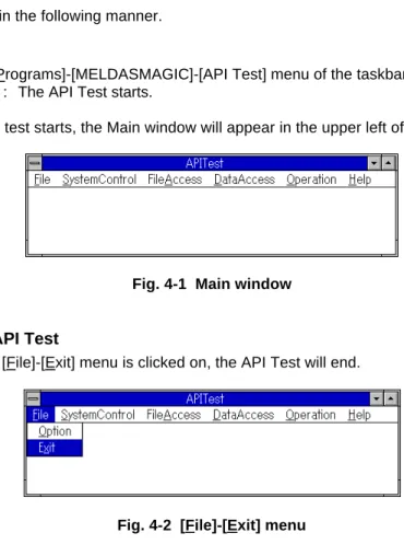 Fig. 4-1  Main window