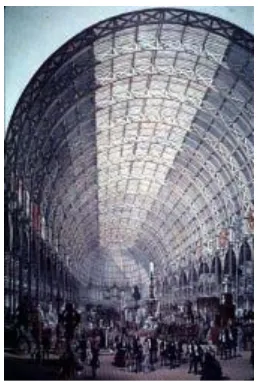 Figure 1: An image from the 1853 Dublin World's Fair and its binary equivalent. 