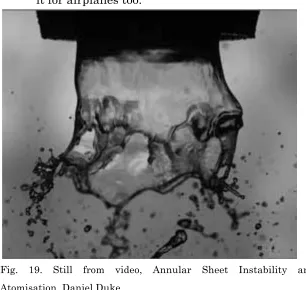 Fig. 19. Still from video, Annular Sheet Instability and 