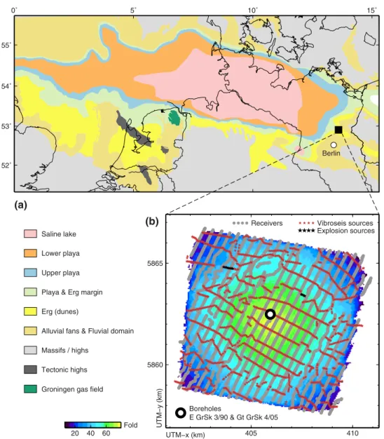 Figure 1 Location map of the geothermal test site near Groß Sch ¨onebeck (NE German Basin)