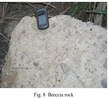 Fig. 8  Breccia rock 