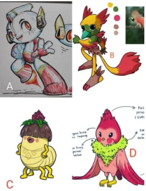 Figure 8 Four chosen designs 