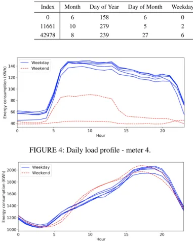 FIGURE 4: Daily load profile - meter 4.