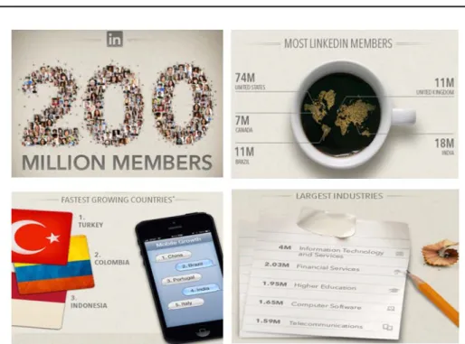 Fig. 5. Information about LinkedIn members 