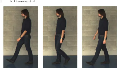 Fig. 6. Examples of images used to perform gait recognition