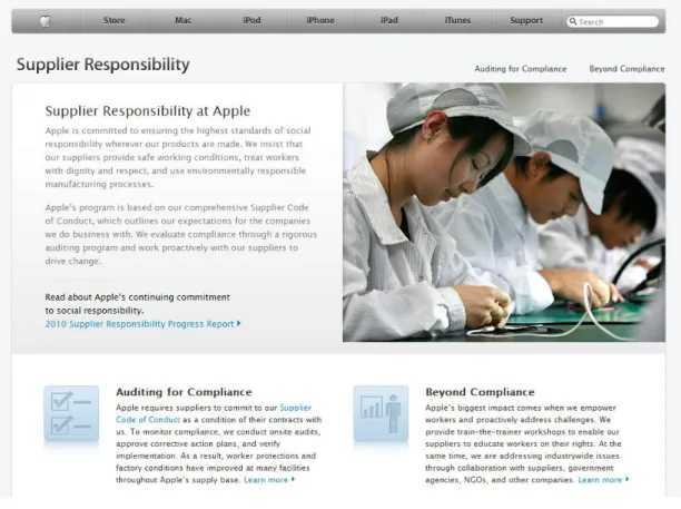 Figure 2:    Apple Inc. "Supplier Responsibility" 3