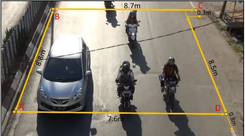 Fig. 1  Detection zone of the observation area 