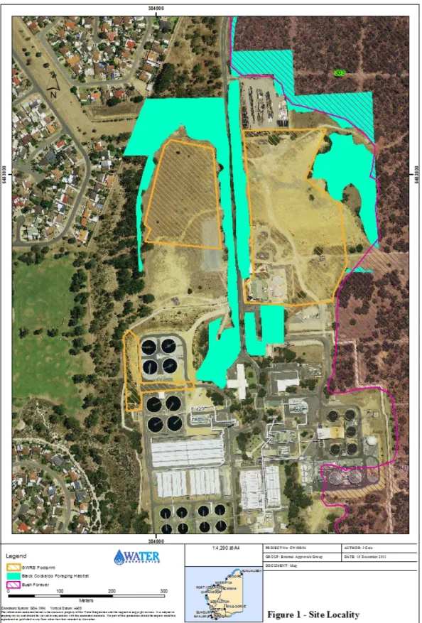Figure 1:  GWRS locality plan 