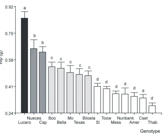 Fig. 1. morphological characters, with respect to the first two axes (PC1 and PC2)  Biplot graph of principal component analysis obtained by evaluating genotypes of Cenchrus spp., using  