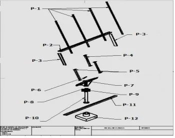Figure 11. Solar tracker prototype and components.  