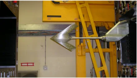 Figure 3. DLR-F17E configuration suspended in the DNW-TWG wind  tunnel. 8   