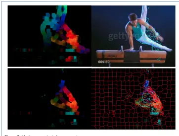 Figure 7 Motion superpixels for gymnastic movement.