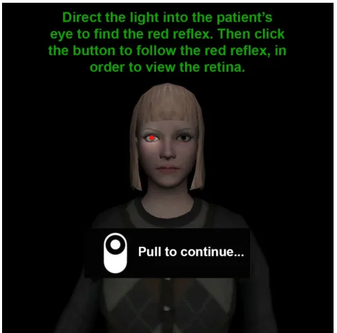 Figure 2.  Avatar for red reflex 