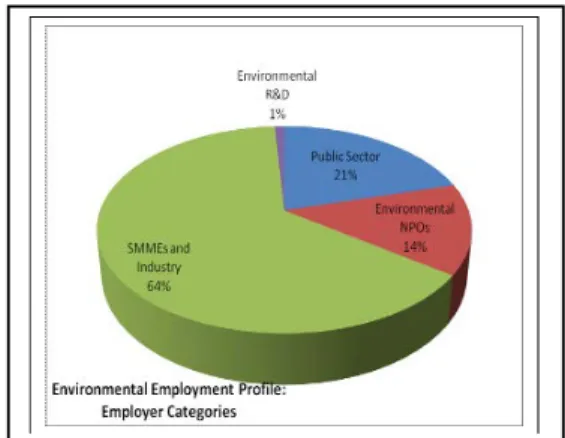 Figure 1: Environmental Sector employment profile (DEA, 2010)