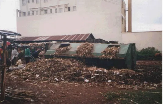 Fig. 4: An overflowing bulk storage container 164