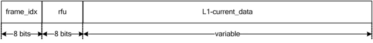 Figure 6: L1-current data payload 
