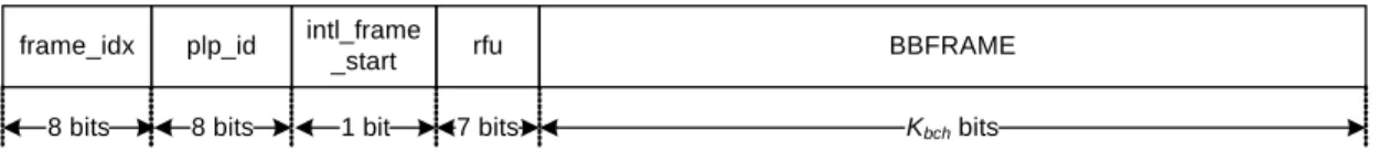 Figure 4: Baseband Frame payload  The fields are defined as follows: 