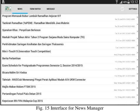 Fig. 13 General interaction of honeybee API and middleware  
