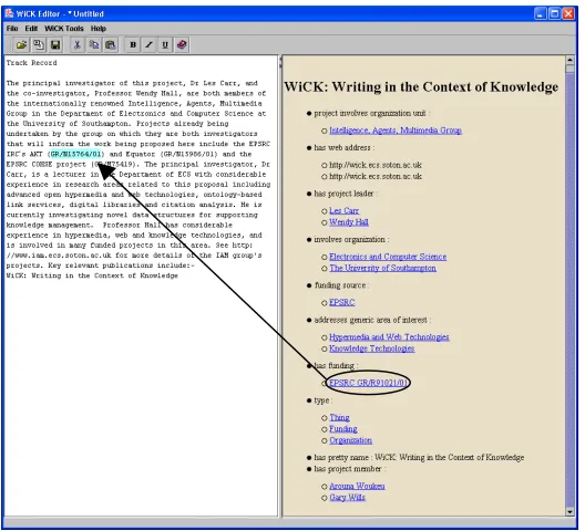 Figure 9: WiCK Editor