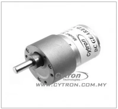 Figure 2.4: DC geared motor 