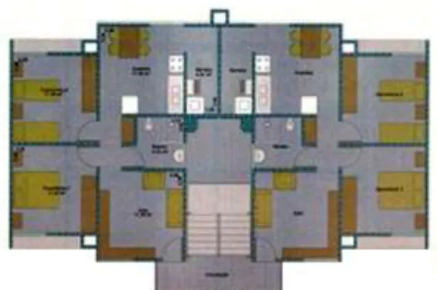 Figure 3 Jaragua Voith building typical floor Figure 2 Juta C building typical floor 