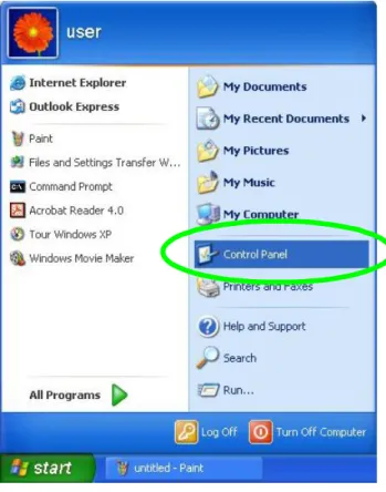 Figure 144    Windows XP: Start Menu                             