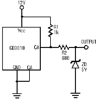 Figure 2: Circuit Diagram for Glassbreak Detection  Unit 