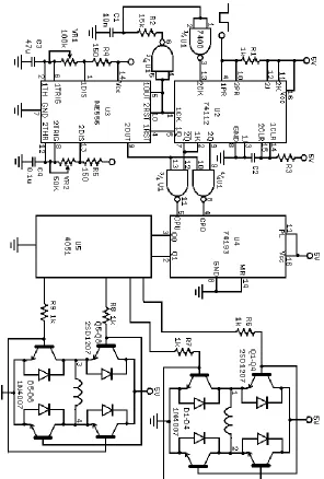 Fig 6 Circuit Diagram of Stepping Motor Controller 