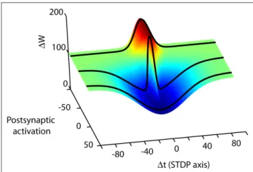 Figure 4 | Spike timing is merely one dimension in the high- high-dimensional synaptic learning rule