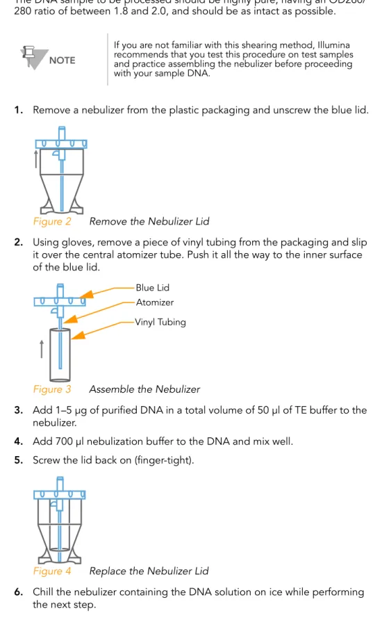 Figure 2 Remove the Nebulizer Lid
