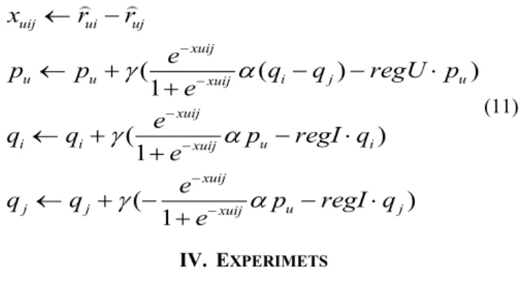 Table 2. In each dataset, we took 60% as a training set and the  rest  – as a test set