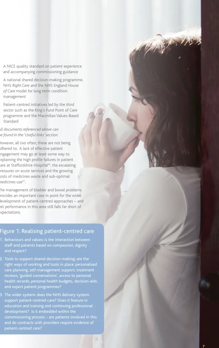 Figure 1: Realising patient-centred care