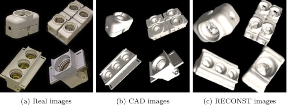 Figure 5.1: T-LESS objects used for evaluation. Clockwise from top, object 5, object 8, object 10 and object 9.