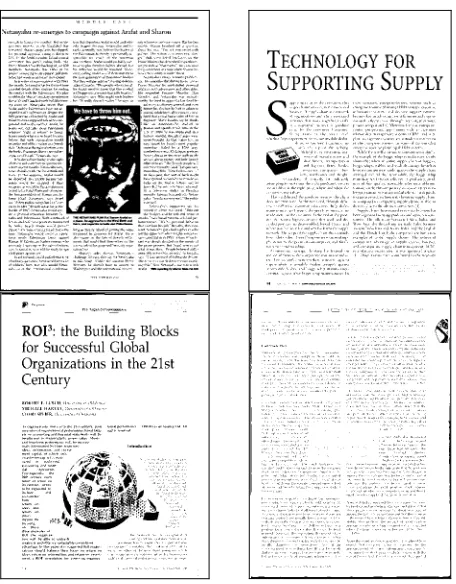 Figure 1. Sample page images from the training dataset. 