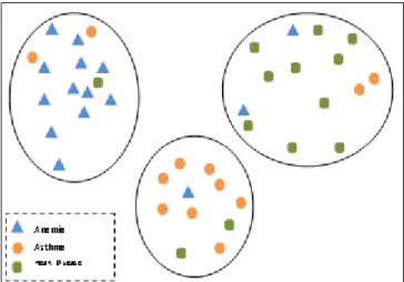 Fig. 3.  Labeled Clusters based on the Majority Vote 