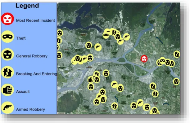Figure 4:  Robbery Map