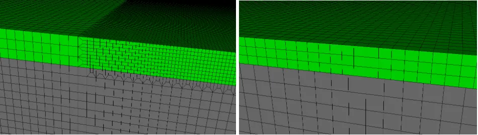 Figure 11. Velocity ﬁeld recorded at (6, 8, 0) km. SE (left) and DGSE (right) solutions.