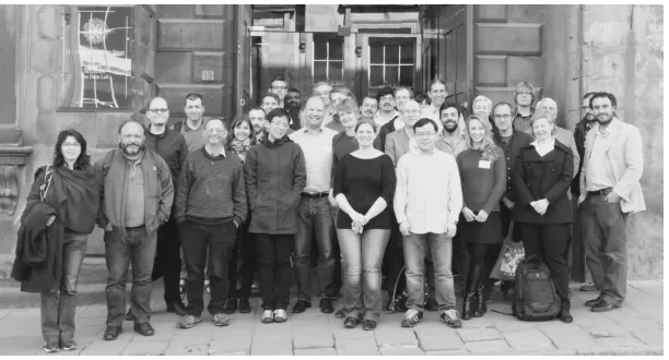 Figure 1: Participants of the ICMS workshop Gradient ﬂows: from theoryto application, 22 April 2015.