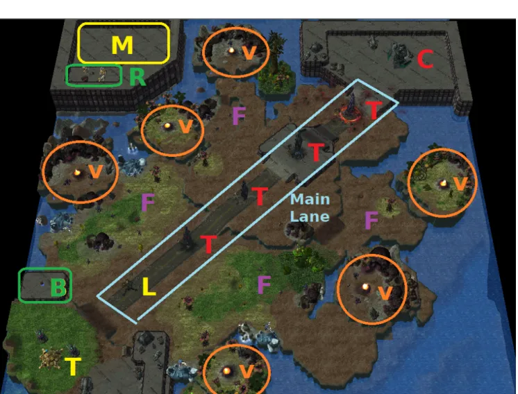 Figure 4.6.: Co-op Craft Map Layout.