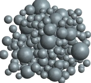 Figure 1. Example of the geometry of a set of inclusions.
