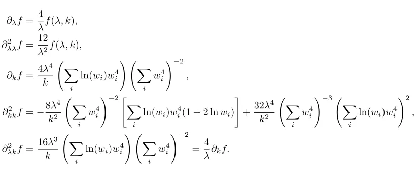 Figure 6. Top: distribution of K⋆N(θ0, ω). Bottom: distribution of SN(k0, ω).