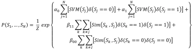 Fig. 1. Joint Probabilistic Classification Model 
